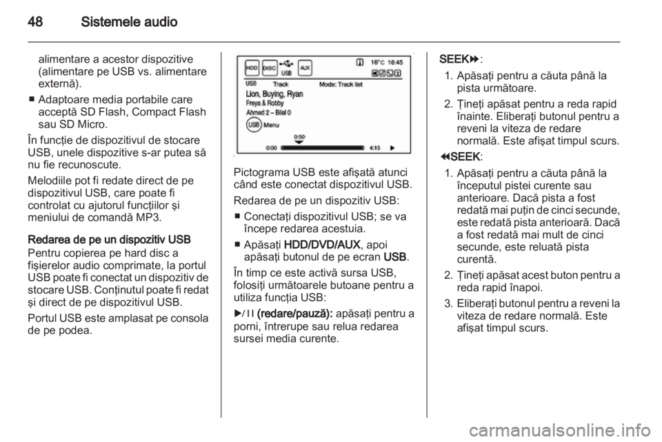 OPEL AMPERA 2013  Manual pentru sistemul Infotainment (in Romanian) 