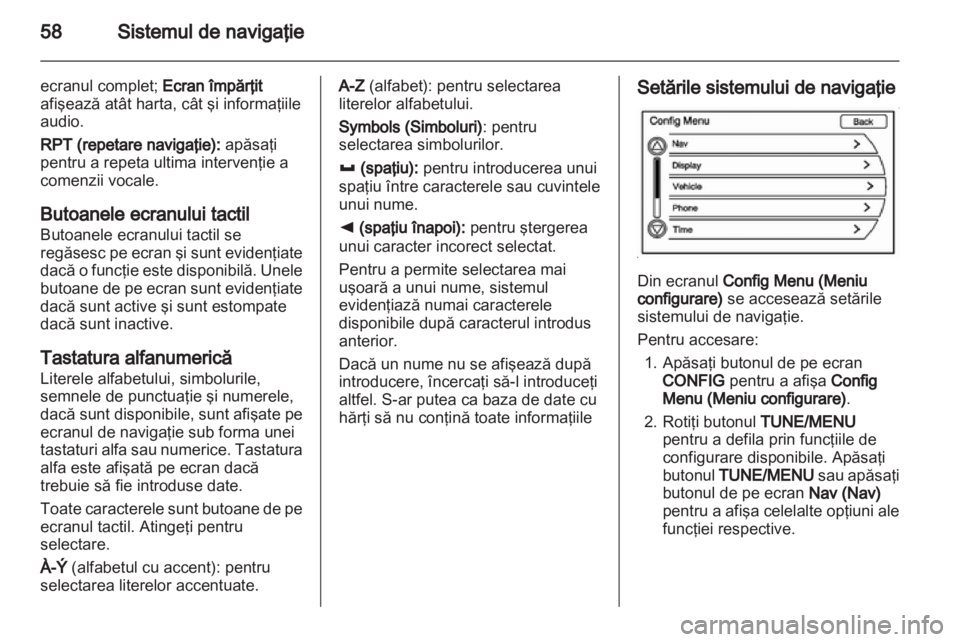 OPEL AMPERA 2013  Manual pentru sistemul Infotainment (in Romanian) 