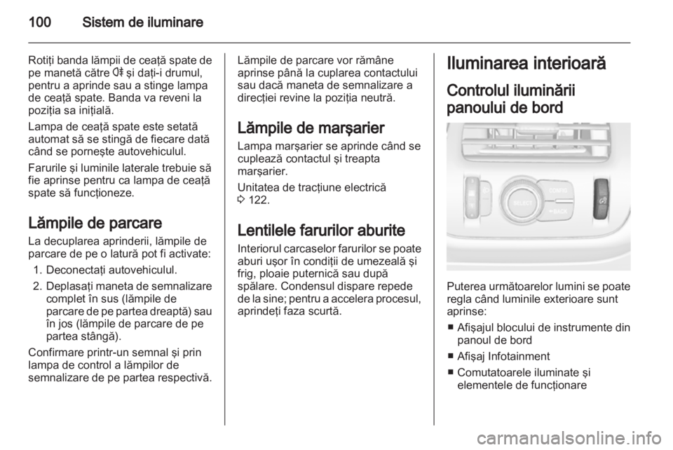 OPEL AMPERA 2013  Manual de utilizare (in Romanian) 