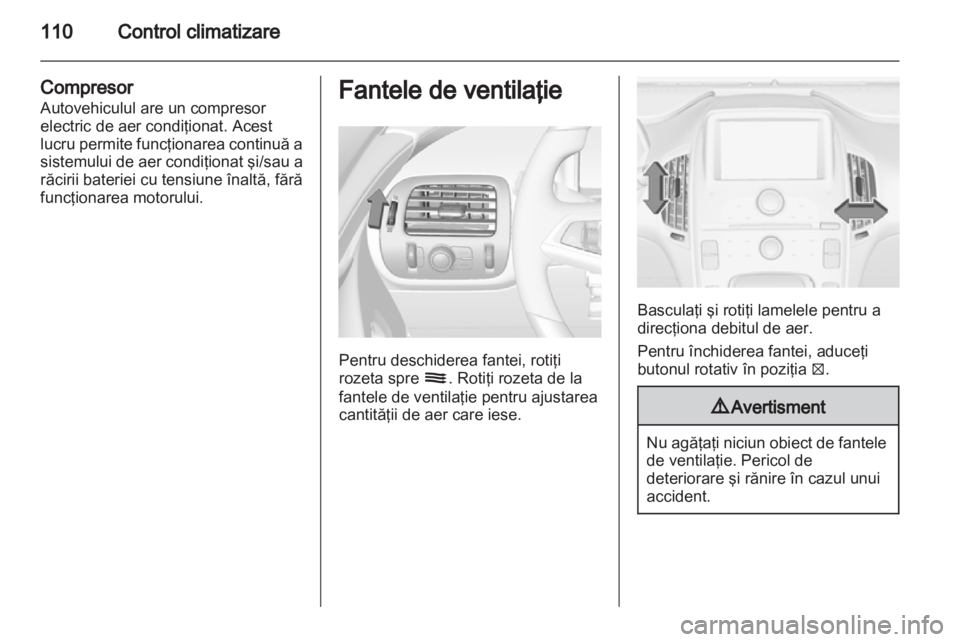 OPEL AMPERA 2013  Manual de utilizare (in Romanian) 