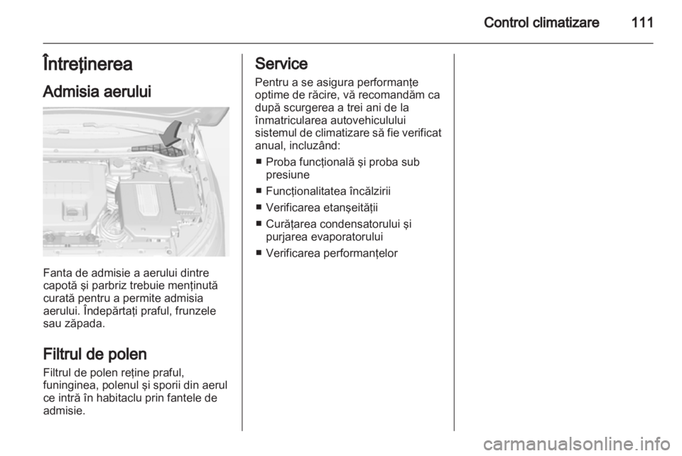 OPEL AMPERA 2013  Manual de utilizare (in Romanian) 