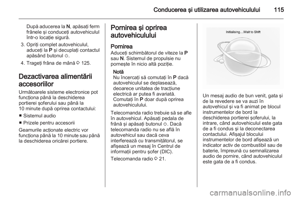 OPEL AMPERA 2013  Manual de utilizare (in Romanian) 