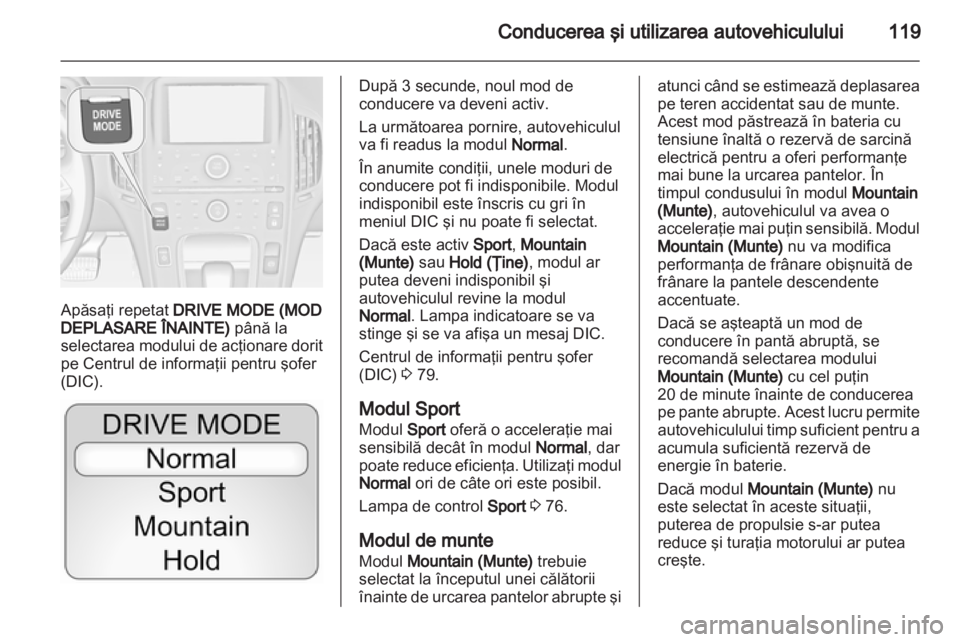 OPEL AMPERA 2013  Manual de utilizare (in Romanian) 