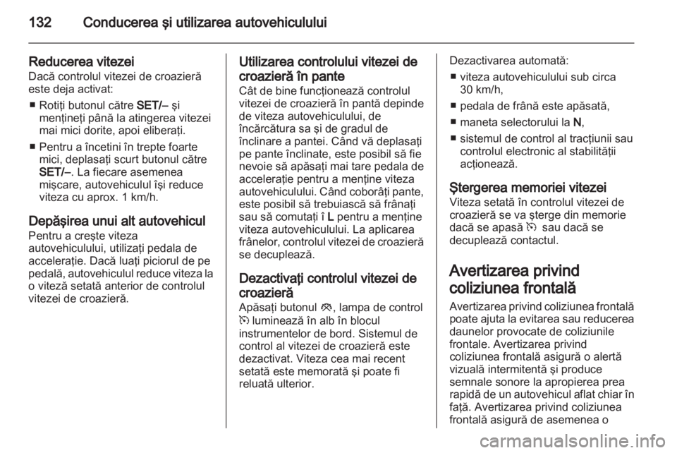 OPEL AMPERA 2013  Manual de utilizare (in Romanian) 