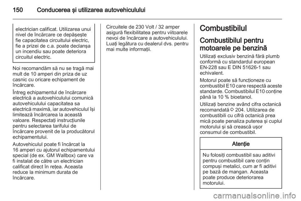 OPEL AMPERA 2013  Manual de utilizare (in Romanian) 