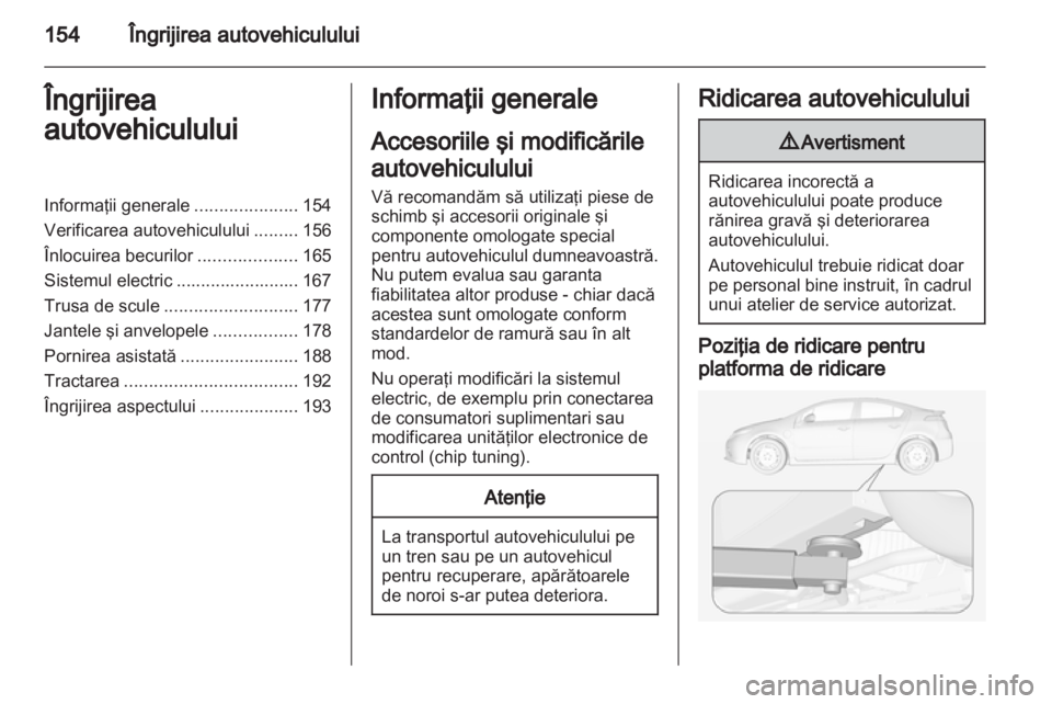 OPEL AMPERA 2013  Manual de utilizare (in Romanian) 