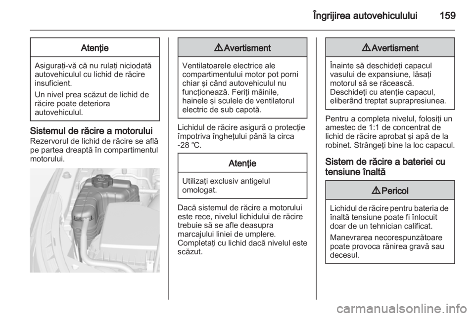 OPEL AMPERA 2013  Manual de utilizare (in Romanian) 