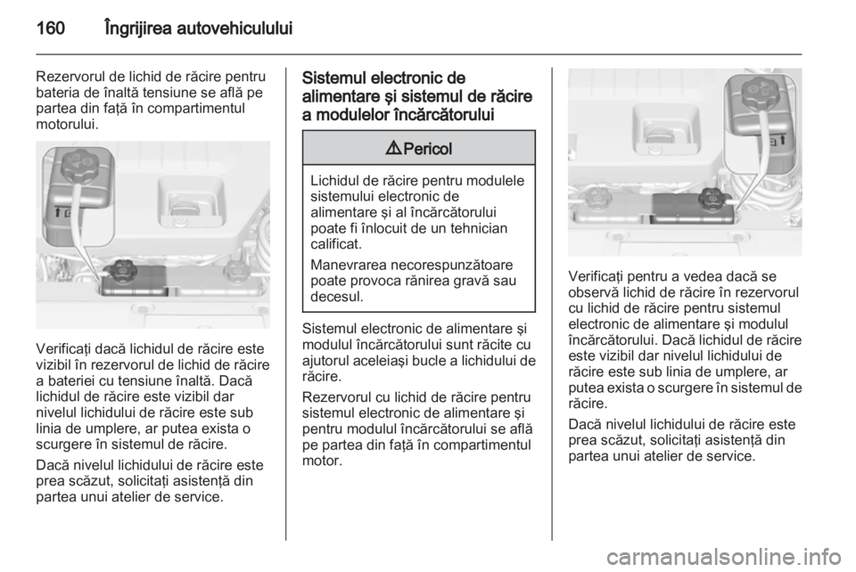 OPEL AMPERA 2013  Manual de utilizare (in Romanian) 