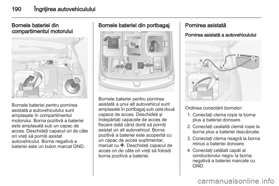 OPEL AMPERA 2013  Manual de utilizare (in Romanian) 