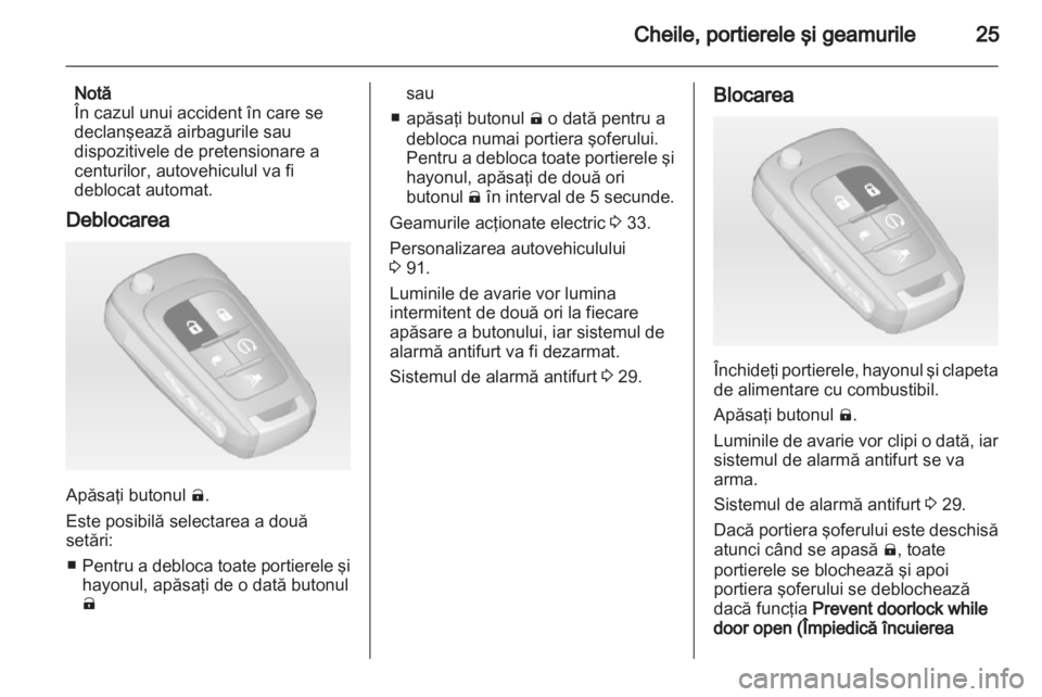 OPEL AMPERA 2013  Manual de utilizare (in Romanian) 
