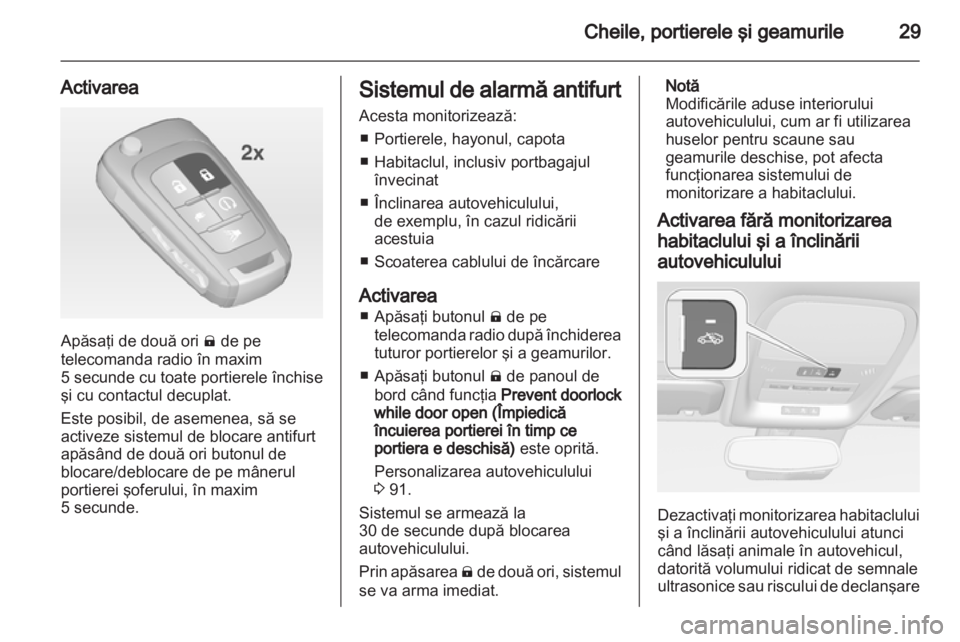 OPEL AMPERA 2013  Manual de utilizare (in Romanian) 