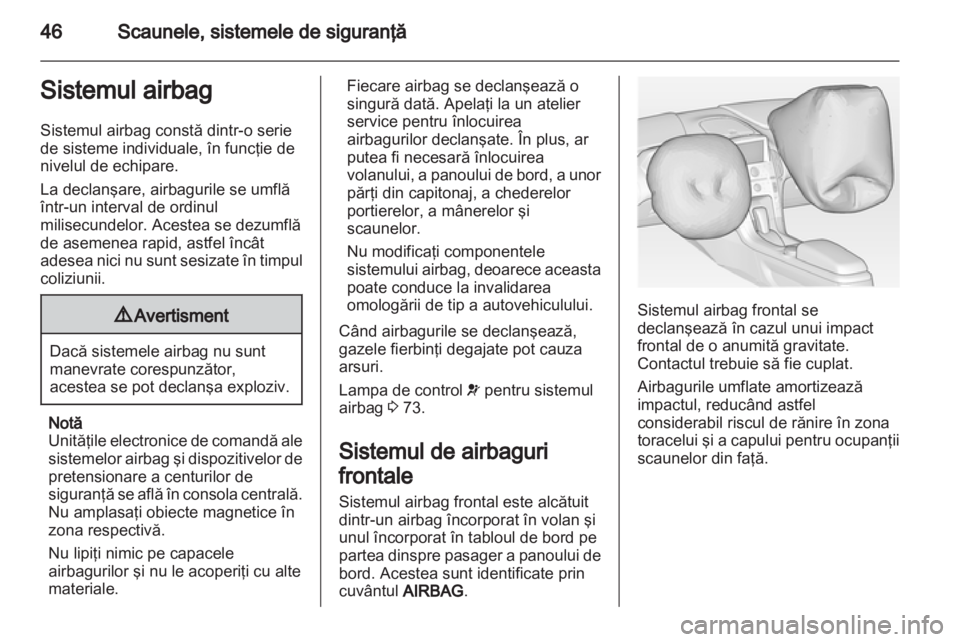 OPEL AMPERA 2013  Manual de utilizare (in Romanian) 