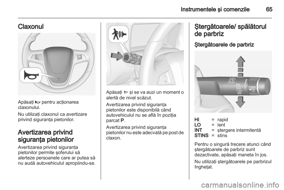 OPEL AMPERA 2013  Manual de utilizare (in Romanian) 