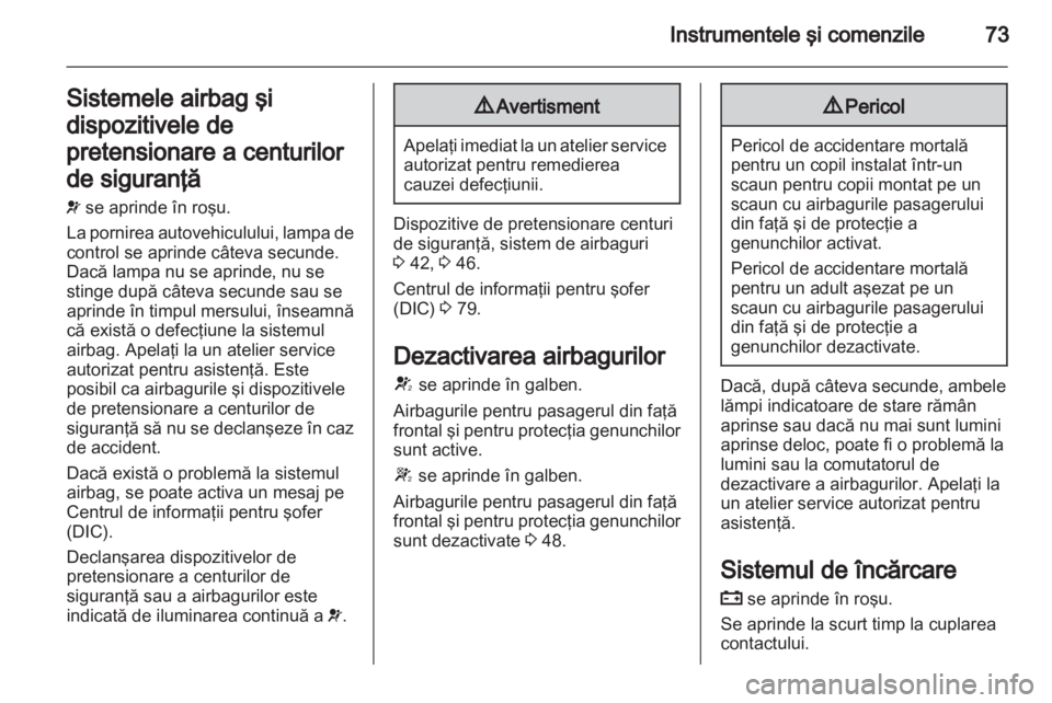 OPEL AMPERA 2013  Manual de utilizare (in Romanian) 