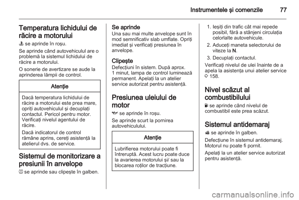 OPEL AMPERA 2013  Manual de utilizare (in Romanian) 