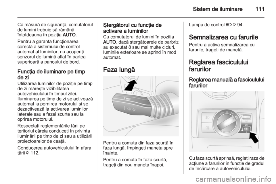 OPEL ANTARA 2011  Manual de utilizare (in Romanian) 