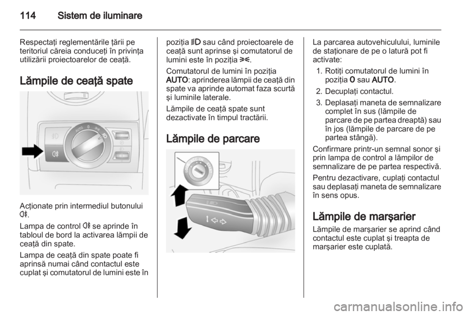 OPEL ANTARA 2011  Manual de utilizare (in Romanian) 