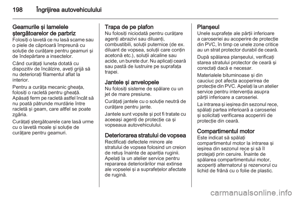 OPEL ANTARA 2011  Manual de utilizare (in Romanian) 