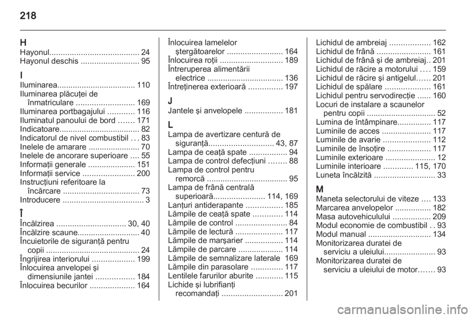 OPEL ANTARA 2011  Manual de utilizare (in Romanian) 