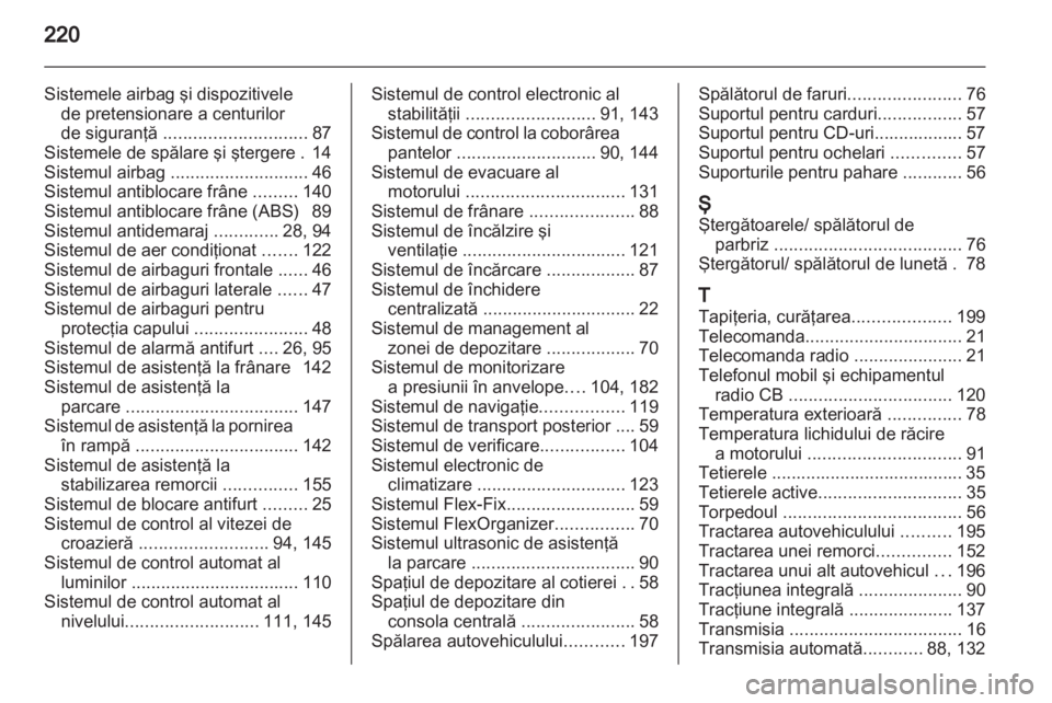 OPEL ANTARA 2011  Manual de utilizare (in Romanian) 