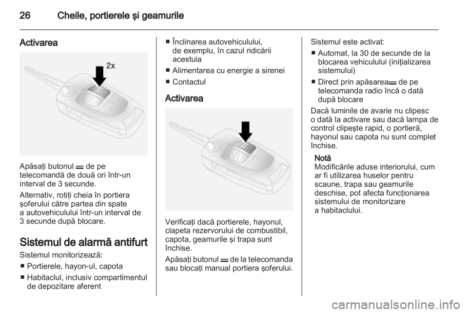 OPEL ANTARA 2011  Manual de utilizare (in Romanian) 