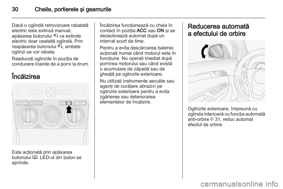 OPEL ANTARA 2011  Manual de utilizare (in Romanian) 