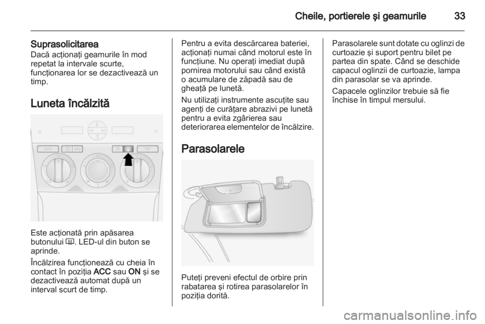 OPEL ANTARA 2011  Manual de utilizare (in Romanian) 