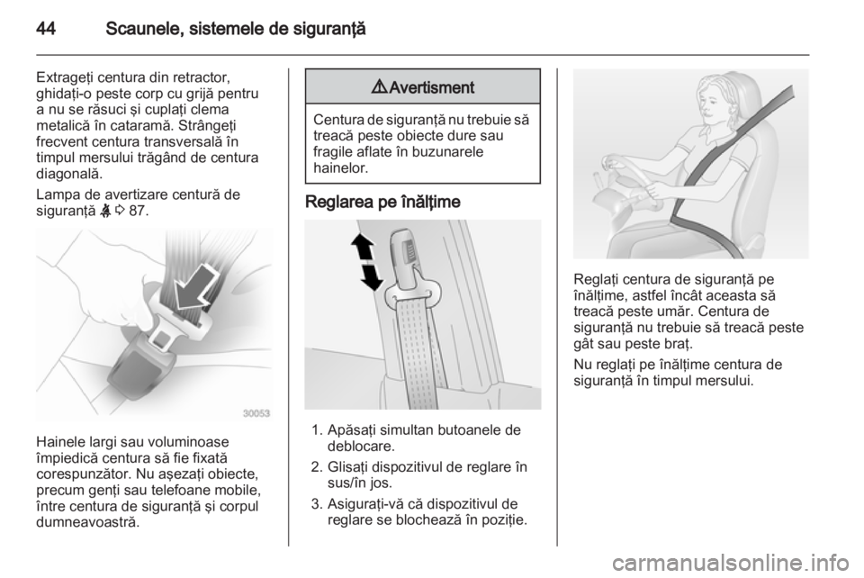 OPEL ANTARA 2011  Manual de utilizare (in Romanian) 