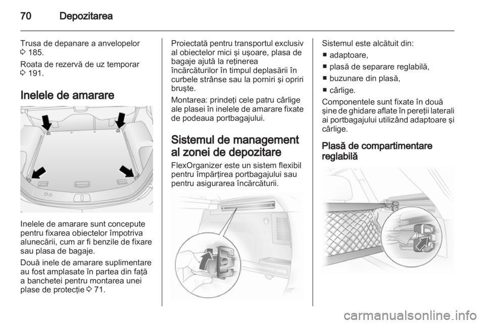 OPEL ANTARA 2011  Manual de utilizare (in Romanian) 