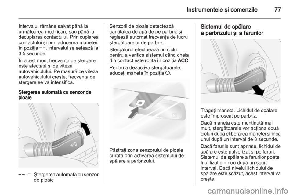 OPEL ANTARA 2011  Manual de utilizare (in Romanian) 
