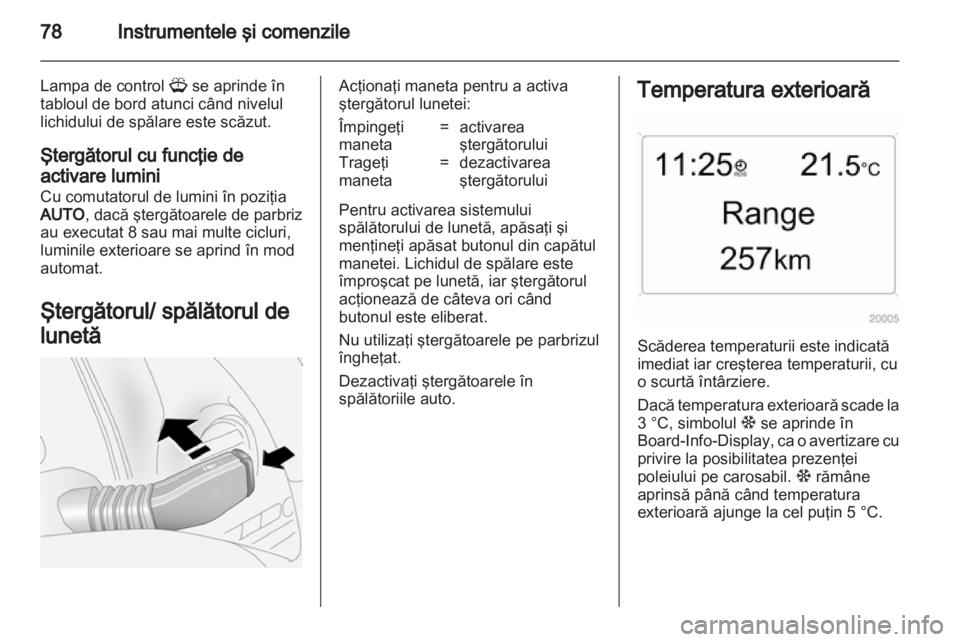 OPEL ANTARA 2011  Manual de utilizare (in Romanian) 
