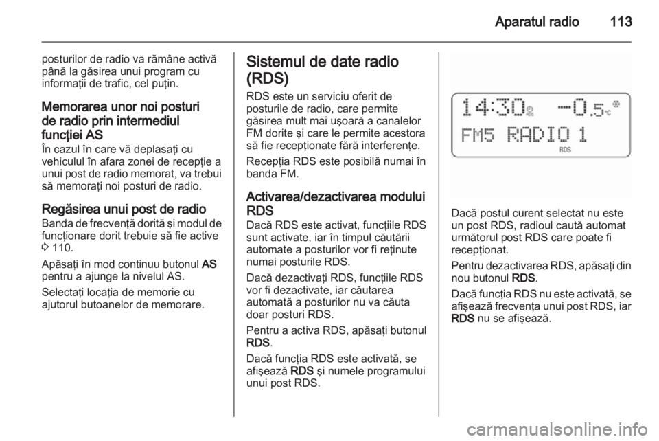 OPEL ANTARA 2012  Manual pentru sistemul Infotainment (in Romanian) 