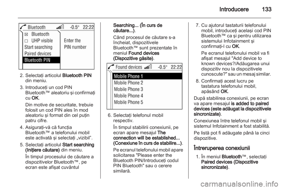 OPEL ANTARA 2012  Manual pentru sistemul Infotainment (in Romanian) 