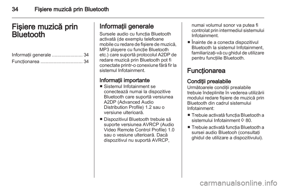 OPEL ANTARA 2012  Manual pentru sistemul Infotainment (in Romanian) 