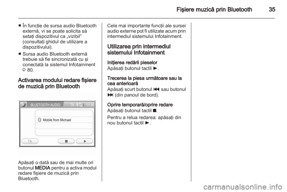 OPEL ANTARA 2012  Manual pentru sistemul Infotainment (in Romanian) 