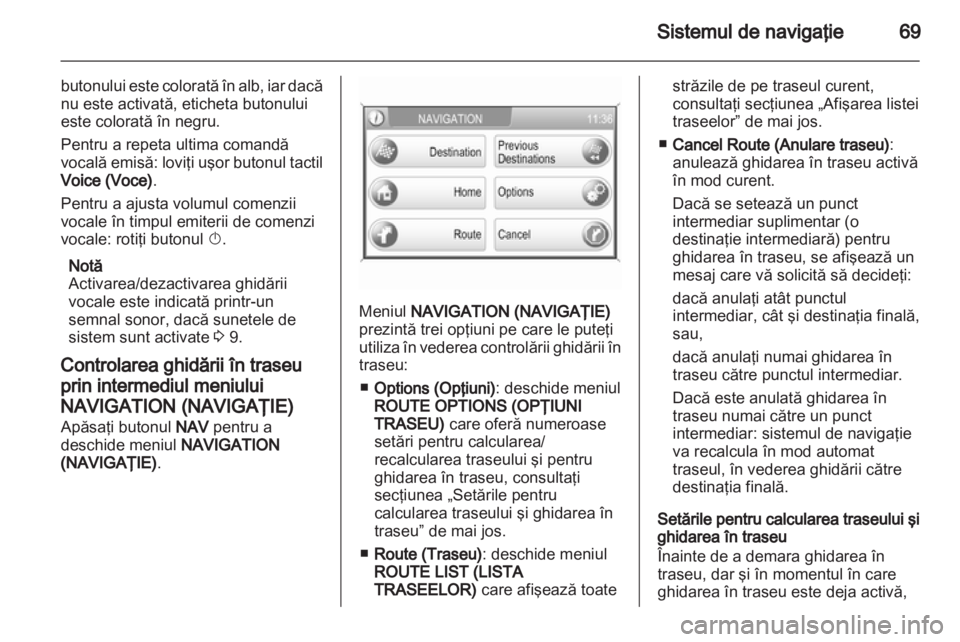 OPEL ANTARA 2012  Manual pentru sistemul Infotainment (in Romanian) 