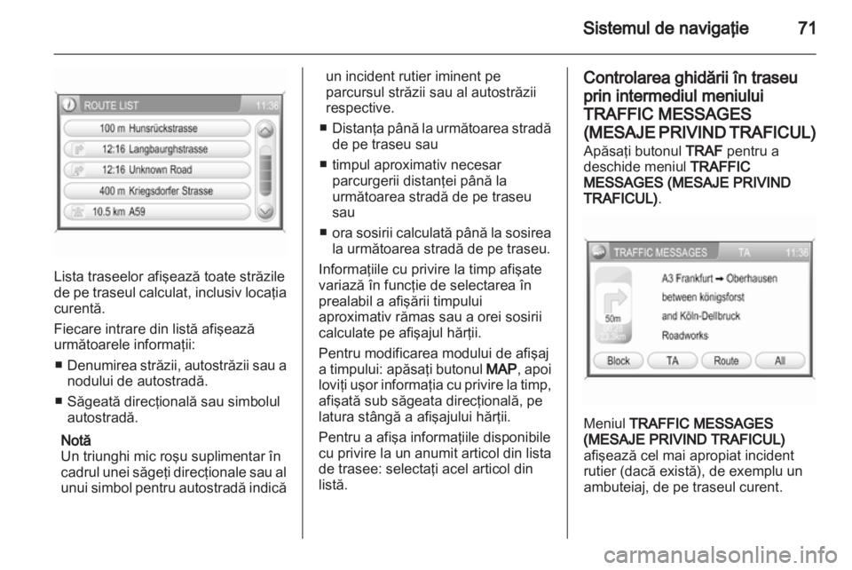OPEL ANTARA 2012  Manual pentru sistemul Infotainment (in Romanian) 