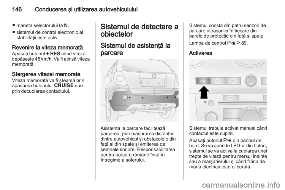 OPEL ANTARA 2012.5  Manual de utilizare (in Romanian) 