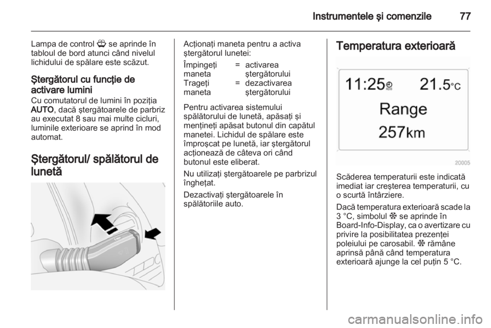 OPEL ANTARA 2012.5  Manual de utilizare (in Romanian) 