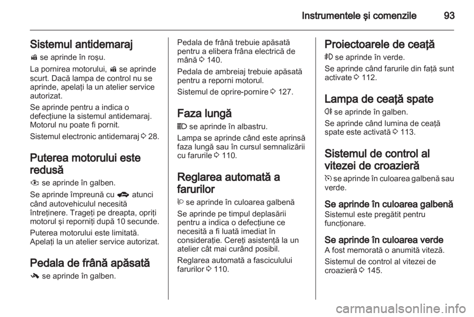 OPEL ANTARA 2012.5  Manual de utilizare (in Romanian) 
