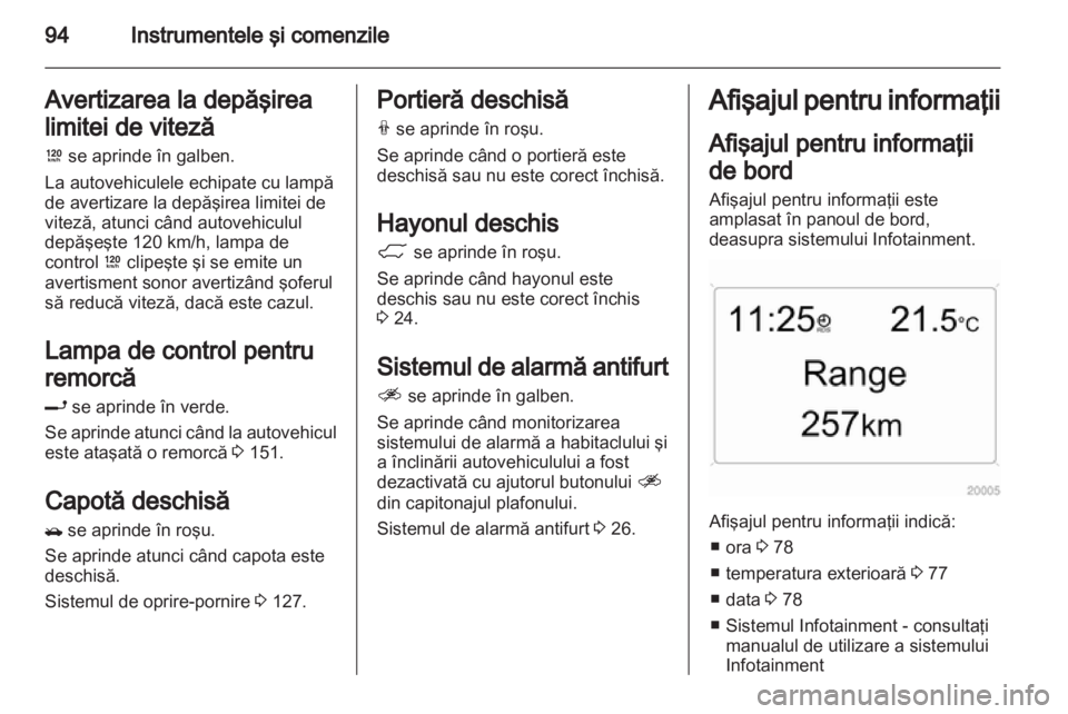 OPEL ANTARA 2012.5  Manual de utilizare (in Romanian) 