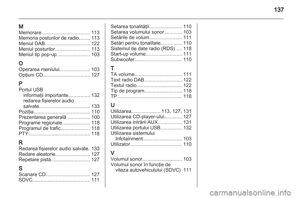 OPEL ANTARA 2013  Manual pentru sistemul Infotainment (in Romanian) 