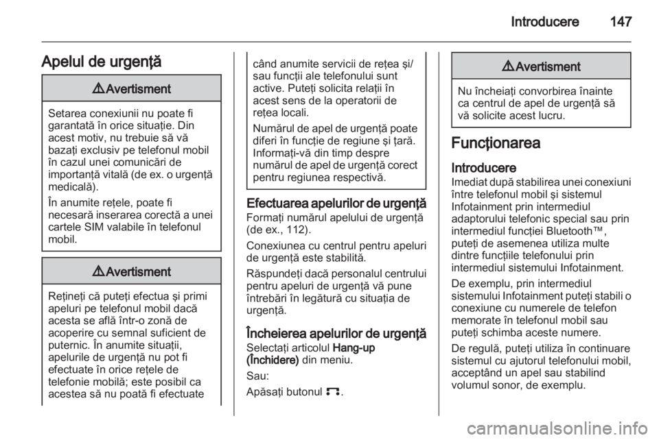 OPEL ANTARA 2013  Manual pentru sistemul Infotainment (in Romanian) 