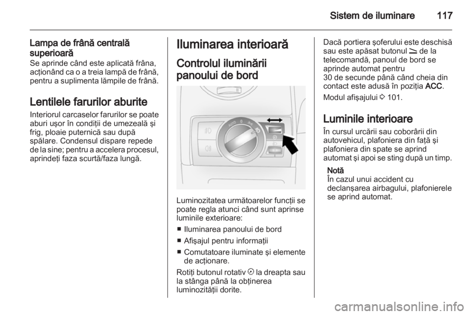 OPEL ANTARA 2013.5  Manual de utilizare (in Romanian) 