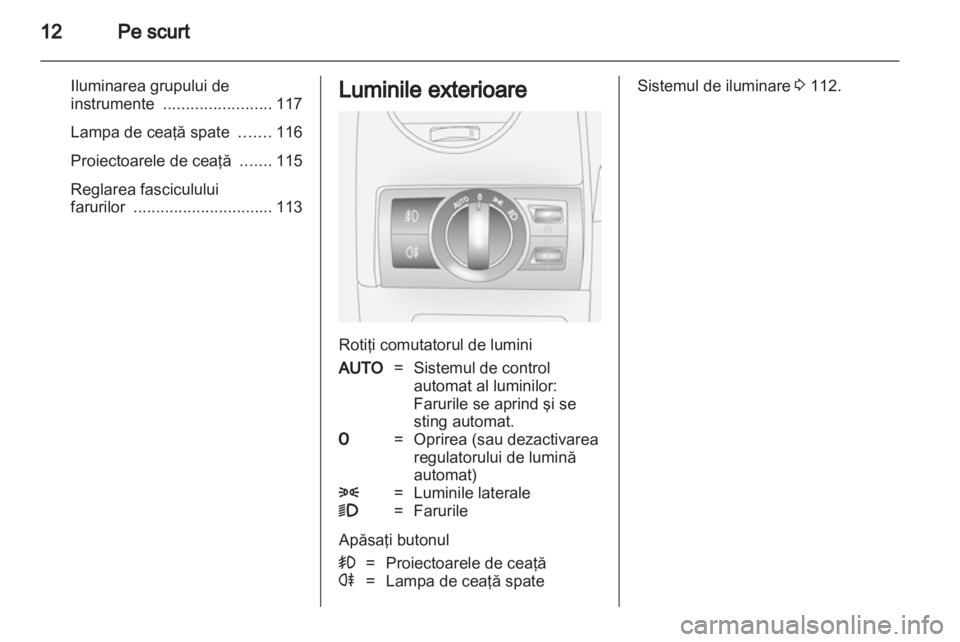 OPEL ANTARA 2013.5  Manual de utilizare (in Romanian) 