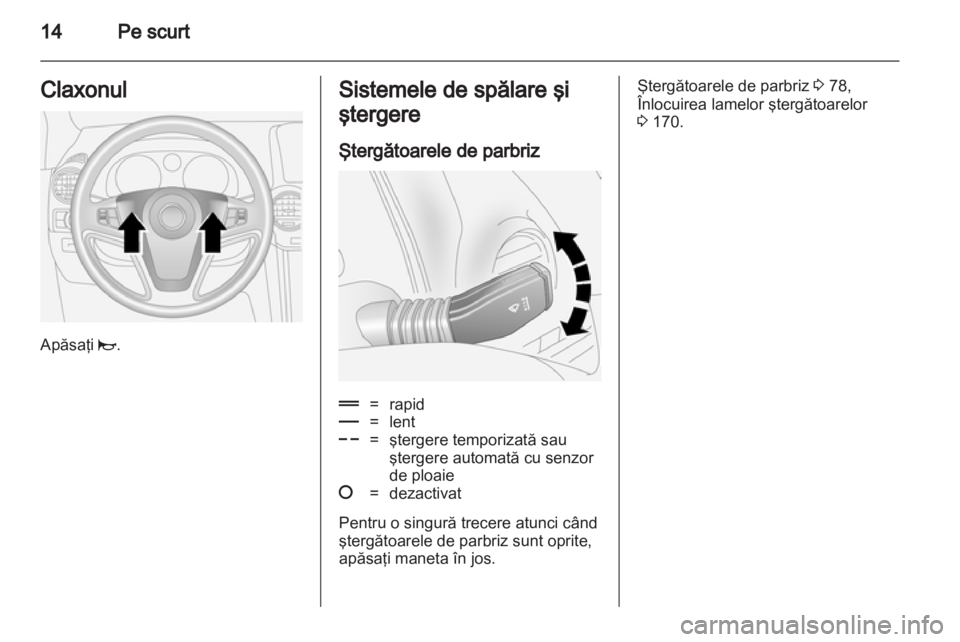 OPEL ANTARA 2013.5  Manual de utilizare (in Romanian) 