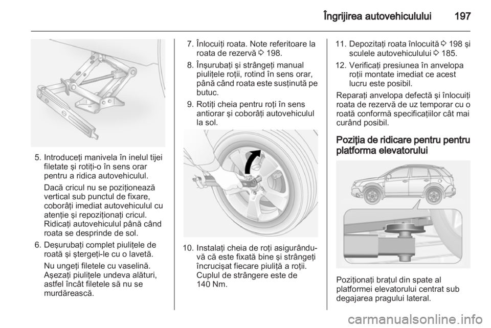 OPEL ANTARA 2013.5  Manual de utilizare (in Romanian) 