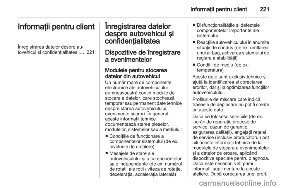 OPEL ANTARA 2013.5  Manual de utilizare (in Romanian) 