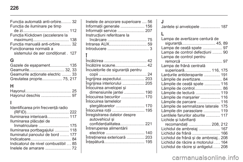 OPEL ANTARA 2013.5  Manual de utilizare (in Romanian) 