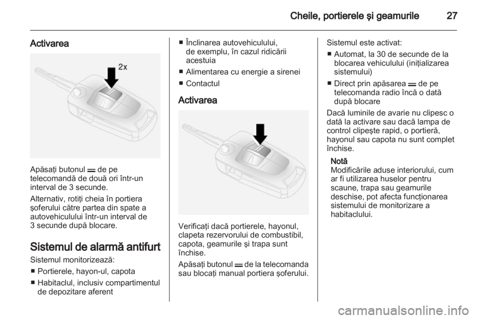 OPEL ANTARA 2013.5  Manual de utilizare (in Romanian) 